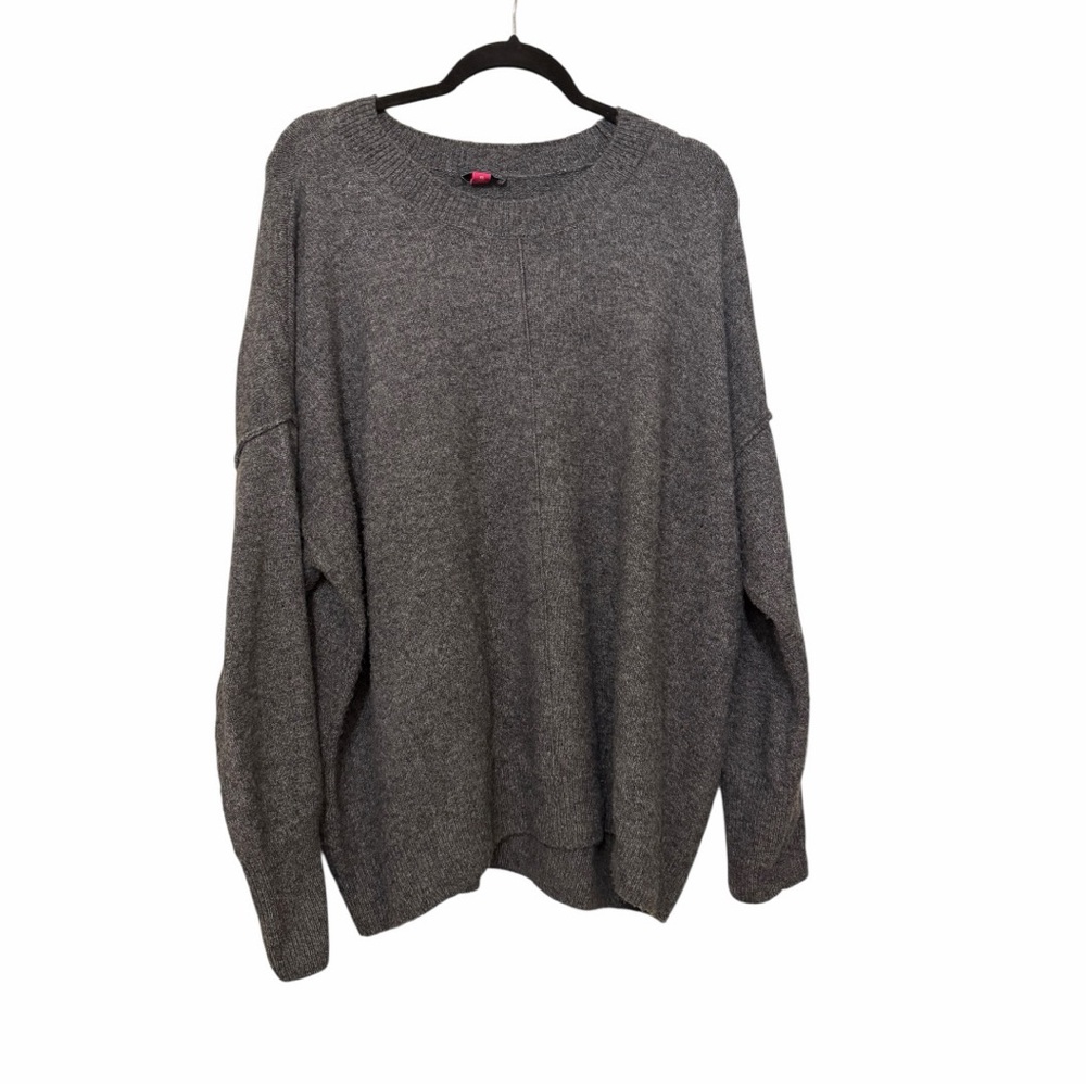 Vince Camuto Women’s Gray Scoopneck Pullover Sweater - Picture 4 of 11